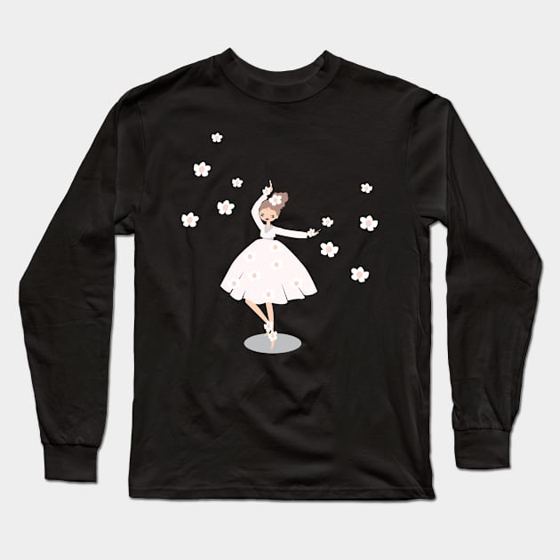 cute girl japanese Long Sleeve T-Shirt by disainanisa